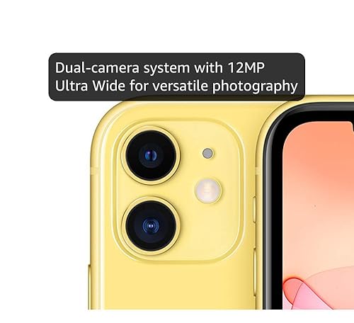 Amazon.com: Apple iPhone 11 [64GB, Yellow] + Carrier Subscription